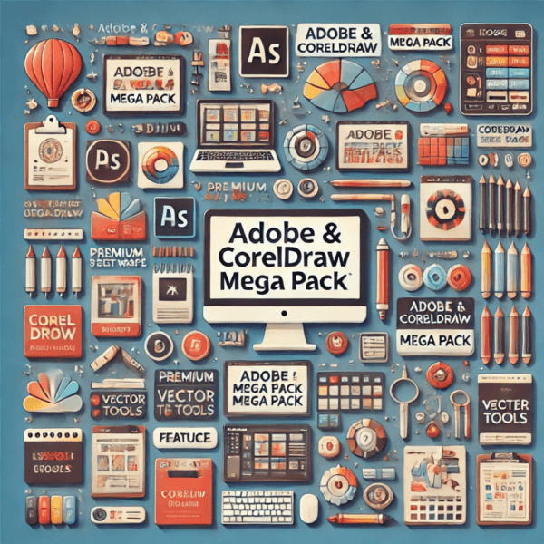 🎨 Adobe & CorelDraw Mega Pack – The Ultimate Design Toolkit for Professionals! 🚀